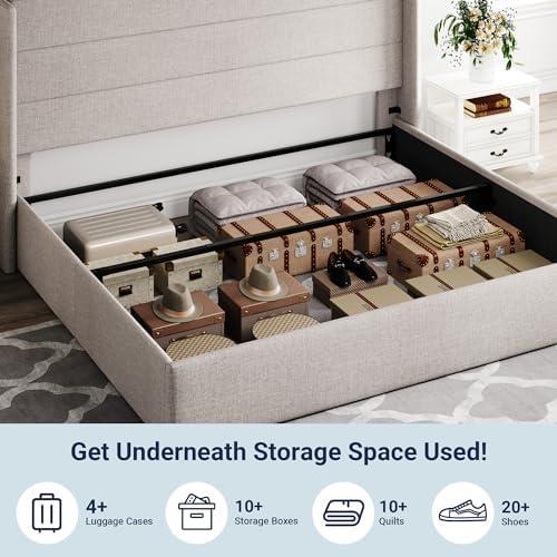 Elevate Our Space: Review of the Allewie King ​storage Bed